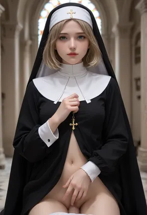 a nun having sex