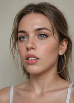 Her breath catches in her throat, her entire body responding to the intensity of his gaze—hungry, demanding, like he can see straight through her, past the layers of pride and pretense, down to the raw, aching truth she’s tried so hard to hide. She swallows, her lips parting slightly, and for once, she doesn’t look away.
You always do this, she murmurs, her voice low, almost a whisper, but edged with something sharp, something wounded.
You look at me like I’m yours. Like I belong to you.
Her fingers lift slightly, hovering between them, uncertain, wanting to reach for him but afraid of what it might mean. Her heart is beating wildly, her body screaming for him to take it all, to finally break the silence between them., <lora:Chubby BBW - XL:2>