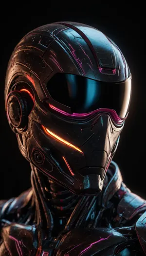 simulacra, black background