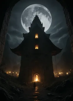 A 25-year-old girl in a light tunic of their cotton, her whole body . An impressive scene from the world of a fantasy computer game unfolds in front of me. In the center of the composition stands an ancient castle, whose towers look up to the sky, covered with eternal frost. Its walls, made of dark stone, reflect the ghostly light of the moon, which hangs high above the horizon, surrounded by mysterious clouds.

Below, at the foot of the castle, there is a dense forest kingdom, where the trees seem to be gigantic giants, their tops are lost in a misty haze. There are glowing paths between the trunks, along which ephemeral creatures glide-fireflies or, perhaps, small spirits of the forest. Here and there you can see the remains of ancient ruins, overgrown with moss and vines, which hints at the greatness of a long-forgotten civilization.

In the foreground is a warrior in massive armor that shimmers with silver and gold with every movement. Her hair, the color of ripe copper, is spread over her shoulders, and in her hands she holds a huge two-handed sword, ready for battle. On her belt hang various amulets and symbols of power, each of which tells its own story.

A mysterious figure hovers over the heroine's head – a magical familiar in the form of a glowing bird, whose wings are made of pure light. His eyes are like two miniature suns, carefully observing the world around them, ready to warn the mistress of any danger. There is a sense of impending battle in the air, the tension is felt even in the lightest breeze.

In the distance, behind the forest, you can see a mountain range, the tops of which are buried in clouds. From there comes a dull rumble, which can be either a natural phenomenon-the awakening of a volcano, or a sign that the ancient forces are awakening after a long sleep. Everything around is permeated with magic, every detail suggests that this world is alive, breathing and full of secrets waiting to be revealed, speedpaint, ral-elctryzt, <lora:EnvySeedPaintXL02:.5>, <lora:ral-elctryzt-sdxl:.8>, <lora:dark:2>