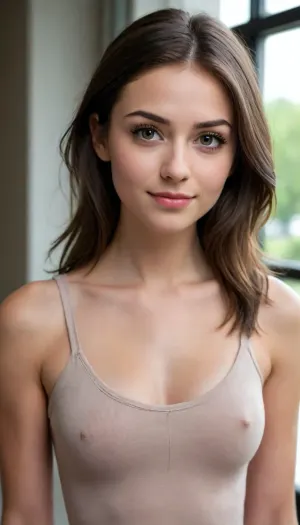 typically slender, angular figure with not fully formed proportions. Characteristic features, moderately pronounced waist, not yet fully formed hips and chest, long, thin limbs, often, not fully coordinated gait, (clumsiness), . In clothes prefer a free cut, hoodies, sweatshirts, skinny jeans or wide trousers, sweatpants. Skirts and dresses are worn less often, usually of medium length, (to the knee or slightly below), . Face
Typical features of a cute face, skin, often of a combined type, with occasional rashes and enlarged pores in the T-zone, facial features, still not fully developed, with soft, contours, eyes, usually large and expressive, with long eyelashes, lips, often thin or of medium fullness, with an unclear outline, cheekbones, slightly pronounced or moderately pronounced, nose, small, straight, or slightly hooked.

Facial expressions are lively and emotional, often accompanied by a wide smile.

Makeup
Minimalistic makeup is prevalent in the school environment.