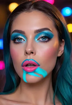 full-length photo
markgavatino art style, (Masterpiece), (ultra high definition), sexy robot with robot face, (hyper fully robotic girl), Beautiful, long dark BLUE hair, natural breasts, and white eyes., (((cyan shiny hyper glowing neon pussy lips))), (B3YOND_STYLE_MECHA), (hyper spread pussy, hyper gaping pussy), ((makeup:1.5), long blue eyelashes, olive eyeshadow with glitter), (lips:1.2), pink lipstick, seducing smirks. At the final stage, the cameraman finished on the woman's face makeup., makeup, eyeliner, eyelashes, <lora:Modern_MakeUp_XL_v0_1:2>