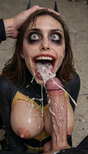 Batgirl suit completed leggings, heir perfect, back view perfect eyes, ultra hd, (69 angle), (69 pose), (69view), (69 view), (masterpiece:1), hard nipples, perfect anatomic body, ass up, ultra detailed, masterpiece, arched back, detailxl, 35mm photograph, film, professional, 4k, hdr, photographic, ultra high details, back light, best quality, proper physics, volumetric lighting, golden hour lighting, dramatic shadows, rich details, nature-inspired color palette, big hypermuscular white men, (enlarged gaping rectum:1.3), swollen white cocks with veins, proper anatomy, breast squeezing, passionate kissing, big white cocks, tongues sticking out, (volumetric lighting), (maximum quality:1.5), (high resolution:1.5), (ultra realism:1.5), (maximum detailed:1.5), detailed body, detailed skin, hyperrealistic, BadX, Stable-Yogis-Makeup-Enhancer-XL, (strong penetration:1.2), extreme graphics, shocked expression, beautiful hands, naked, copious creampie, facial, belly, tight, perfect, breasts, cutout, clothing, deepthroat, blowjob fuck, penis in her mouth, reveals, (suit Batgirl), surprised expression, cum explosion in her mouth, (holding the head:1.1), (forced blowjob fuck ejaculation cum scared:1.3), (huge dick:1.1), (cum face:1.4), (dead face:1.6), (showing teeth with:1.5), (big tits:1.5), (open mouth full of sperm:1.2), (huge massive black dick:1.1), <lora:LCMTurboMix_Euler_A_fix:2>