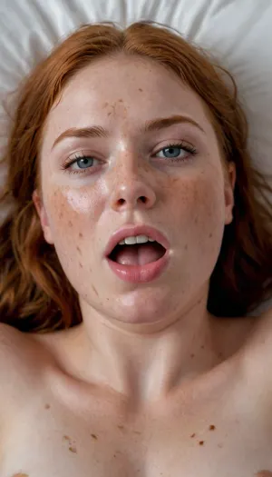 Male pov of a very fat 19 years old farmers woman in a wheat field getting a facial cumshot after a blowjob, professional photograph, ultra detailed, intricate details, (photorealistic:1.5), 8k, UHD, strong sidelight, contrast, tack sharp, (masterpiece:1), fat body, (pale skin:1.5), (freckles:1.5), covered big breasts, long cotton shirt, large tits, covered in cum, cumshot, glazed in cum, bukkake, cum, closeup, Object, gd, erection, sex, toy, penis, large, (male pov:1.5), (mouth full of cum:1.5), (face full of cum:1.5), looking at the camera, (her hands behind the head:1.5), <lora:Chubby BBW - XL:2>