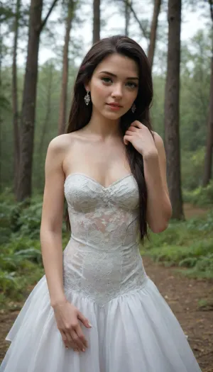 female in a mythical forest, masterpiece, perfect face, intricate details, horror theme, epoxy_skull, Anna, Ariel, Aurora, Cinderella, Elsa, Rapunzel, Pocahontas, Mulan, Tiana, Tinker-Bell, Snowwhite, Megara, Classy, Elegant, Glam, Chill, Adjusting, hair, Provocative, Moana, Esmeralda, <lora:epoxy_skull-sdxl:.5>, <lora:Cine Princesses:.8>