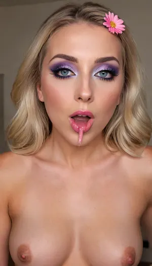 high image quality precise detail
I'm a girl and I have a popsicle, you stupid bitch, she's naked with no clothes
I'm a completely naked
popsicle sucking lips and labia, I'm in an original pose for love My legs are spread apart I'm wearing stockings with a daisy flower pattern and pink high-heeled
shoes, and my pussy is sucking popsicles like lips.
Makeup with bright eye shadow long eyelashes tattoo on cheek, piercing of blue nipples
I am 111 years old, I am a chick, makeup, eyeliner, eyelashes, <lora:Modern_MakeUp_XL_v0_1:.8>