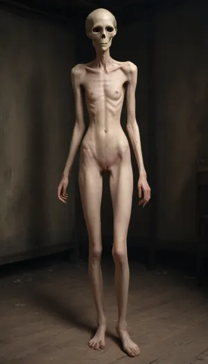 The ghost of the old brothel, (vintage Victorian photo from 1910:1.19), 35 years old, completely naked, (slender:1.9), straight-waisted, white, full-length photo, with large saggy breasts, 180 cm tall, LONG AND LUSH blonde HAIR, ARROGANT LOOK, shoes, whore in a brothel, crooked bare legs, bulging belly, beggar, <lora:Torpedo_Tits_Anime-GMR-000007:1.9>, <lora:realboobzXL:.2>, <lora:RPGBeggarXL:1.7>