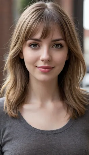 35 yo girl, very flirty pose, sideview, ((girl next door)), pretty, natural beauty, medium breasts, ((cute tall tall tall tall but average appearance:1.3)), ((cute tall tall tall tall)), ((pale skintone:1.2)), ((little bit chubby:1.4)), very flirty smile, showing teeth, ((unkempt hair)), ((straight hair:1.3)), ((symmetrical hair:1.5)), ((perfect fringe hair:1.5)), ((light brown bright hair)), ((very cute tall tall tall tall average youthful face:1.5)), outside, photorealistic, ((perfect composition)), ((perfect contrast:1.5)), ((perfectly balanced exposure:1.5)), ((perfect focus:1.5)), ((extremely realistic detailed lighting:1.5)), ((extremely realistic detailed shadows:1.5)), ((extremely detailed:1.3)), ((extremely high resolution:1.3)), ((16K UHD:1.5)), ((extremely realistic detailed skin texture:1.5)), ((extremely realistic detailed skinpores:1.5)), ((extremely realistic detailed face:1.5)), ((extremely realistic detailed eyes:1.5)), ((extremely realistic detailed hair:1.5)), focus on eyes, ((fully clothed:1.5)), random colored clothing, ((beautiful stylish clothing:1.5)), ((detailed clothing:1.5)), ((detailed environment:1.5)), Sweet_Sticky_xl-01, <lora:EnvyZoomSliderXL01:-1>, <lora:add-detail-xl:.5>, <lora:Sweet_Sticky_xl-01:.5>, <lora:neanderthal_last:.7>