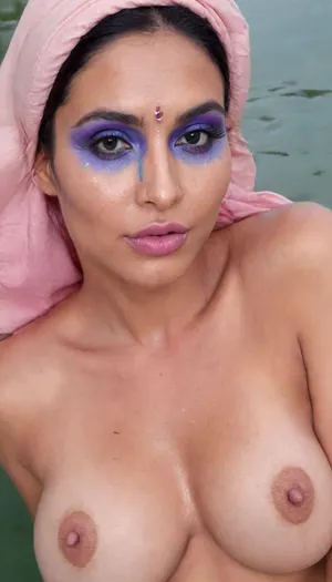 (high-quality facial detail:1.3), I'm 19 years old, (((a very beautiful female astronaut discover a pond of water on Saturn, she immerse herself in the pond taking off her clothes exposing her big breast ring))), ((saturn visible on the background)), ((breats bounce slowly while taking off her clothes)), ((wearing an astronaut headwear)), my pussy is covered in pink slime and a vibrator is sticking out of it closeup, luisap, eyes, heart_areola, puffy, nipples, dark, ghost, wide, Sp4c3, Sc3n3, planet, stars, nebulae, sky, godpussy, (blue eyes:1.3), ((bimbo makeup, intense saturated glossy purple lipstick:1.2)), (Indian face:1.9), ((makeup:1.8), long blue eyelashes, olive eyeshadow with glitter), (lips:1.2), open mouth, <lora:LPEYES_lora:2>, <lora:Heart_Areola_Nipple_SDXL:1.5>, <lora:Nipples XL:1.2>, <lora:Miniature_Space:2>, <lora:SDXL_GodPussy_v1:.8>