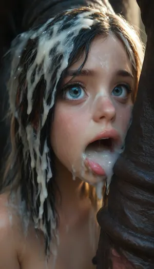 Rating_explicit, sucking cock, (massive black equine penis:1.95), ethereal fantasy photography, (score_9, score_8_up, sharp focus, masterpiece, perfect eyes), young face, (face full with cum:1.8), (heavy goth makeup), high resolution, perfect limbs, anatomically accurate, Super realistic, perfect lighting, (best shadow), 8K, UHD, clear image, (best lighting), highest quality, ultra-detailed images, Chinese, Incredibly beautiful goth girl naked, (soft blonde hair), long straight blonde hair, realistic Chinese face, (Chinese girl Naked), cute face, ((bright glowing pink loving eyes)), skinny, (white skin), ((glossy skin)), (((thick))), ((round ass, thick waist, small butt)), (small ass:1.3), ((massive fake boobs)), big waist, (Shapely body), wide hips, perfect skin, perfect face, seductive pose, (her deeply in love face and obsessive begging expression showing a mix of mindless submission and confusion and exhaustion), ((full open eyes, in love with viewer)), (mindbreak ahegao face), luscious sensual lips, moaning, natural beauty, eternal beauty, 1man, giant penis, penis bulge, ((handjob)), (only two hands), cumfilled mouth, ((excessive Cumshot:1.7)), (extrem ejaculating:1.8), excessive Cum on her blonde hair, excessive cum is dripping from face down her body, (cum covered hair:1.7), perfect hands, (beautiful gaping pussy:1.4), detailed pussy, perfect pussy, shaved pussy, full shot, full length portrait, wide field of view, centered, solo, perfect illustration, painterly, caustics, (cumHair:2), sexy pose, pov, woman, perfecteyes, lora, quality, SDXL_BetterFaces-LoRA_v1, .5>, <lora:lora-sdxl-perfect-eyes:1.6>, <lora:reallora1:1.5>, <lora:Oxygen girl_SDXL1.0:1.3>, <lora:MJ52:1.1>, <lora:BUT_SDXL_SHS:1.4>