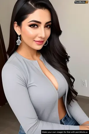 照片中的女人很迷人,穿着一件简单的白色裙子,完美地拥抱着她的曲线. 她长长的,流淌的头发是灰色的美丽荫影,眼睛穿透着白色. 她好像乞求别人抚摸和探索