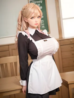 穿着白色围裙的苏联女校校服,展现出纪律和尊重教育的形象,完美地穿戴和表现