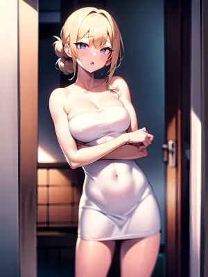 John, who had just taken a shower, was surprised to see a picture of himself and his girlfriend on his chest in the mirror. He quickly put on some clothes and rushed out of the bathroom to show this picture to his friends