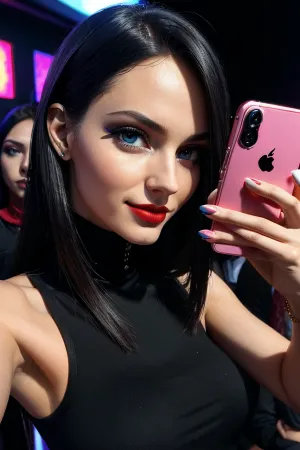 18岁 辛达拉坐在她的房间,看着自己被莱昂西奥拍摄的照片. 她是如此美丽 并有如此明亮的微笑。 她的双眼形状很完美 有着很深的外野 让他们看起来