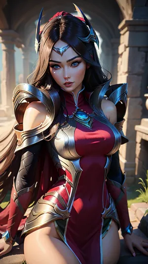 Irelia, une fille avec un talent exceptionnel pour la technologie, a découvert un nouveau médium pour s'exprimer : créer des images complexes avec son body et ses épaules nues. Elle a développé une compétence incroyable dans ce domaine et l'a utilisé pour créer des œuvres d'art étonnantes qui