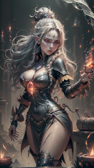 Shui와 물에서 창조된 pyrokinesis 능력을 가진 20살 AI에는, 긴 머리, 귀여운 얼굴 및 둥근 눈이 있습니다. 그녀는 그녀의 손을 파도로 그녀의 얼굴에 smirk를 착용하고 droplets를 만듭니다