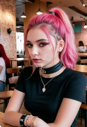 A young 18-year-old girl receives a mysterious text message with two big cocks fucking each other in the ass with their huge cocks. She is shocked and curious about what's happening on the other side of the screen