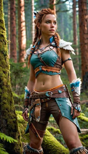 Aloy, the daring adventurer from Horizon Zero Dawn, was caught red-handed by her friend Max while she was posing for a picture with her trusty AI companion. The picture showed Aloy in a sexy pose with her outfit barely covering her