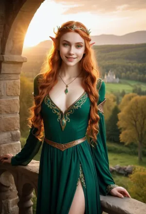 Dans un monde médiéval, où coexistent la nature et la technologie, une fille elfe de 18 ans nommée Lilith traversait la galerie photographique de son appareil photo. Elle a trébuché sur une photo d'elle-même dans une tenue médiévale, portant du maquillage et tenant une longue