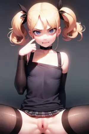 The AI generated porn picture of the perfect body with a pouting face and anus sweat, high quality film grain, and realistic detail
