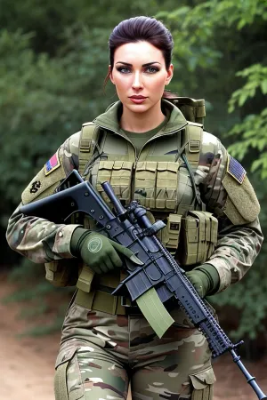 In the year 2000, a special forces combat squad of women soldiers was sent on a mission to retrieve classified information from an enemy base. They were equipped with advanced Aesthetics, walkie-talkies and cool uniforms that made them look like