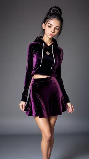 人工智能生成了完美照明的画面,最佳的影子,而全身视线最大照明是杰作. 它的特征是一位长黑色头发和亮蓝色眼睛的美丽女性. 她的皮肤光滑 嘴唇满满