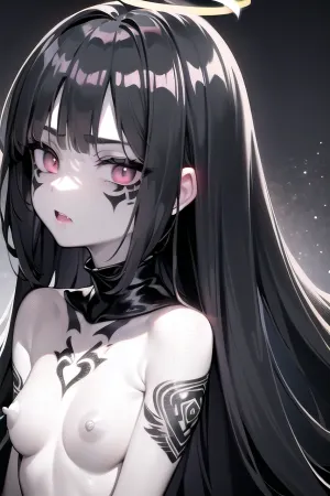 A young, goth girl with ultra-detailed sex scenes in adult movies