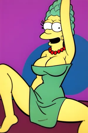 Marge Simpson war eine Frau mit einer Leidenschaft für hautfarbenen Schmuck. Sie hatte eine Besessenheit mit der Farbe gelb und trug oft Halsketten aus grünen, roten und gelben Steinen. Eines Tages stolperte sie auf einen schönen roten Stein, der gefangen