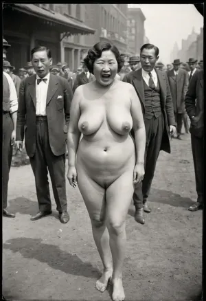 一个中年妇女当众自慰 给周围的人带来尴尬和笑声