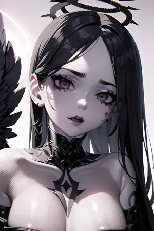 The 18-year-old goth girl was in the hospital bed, struggling to breathe. Her anorexia had taken its toll on her body, and she was now in a critical condition. However, as she drifted off into sleep, her