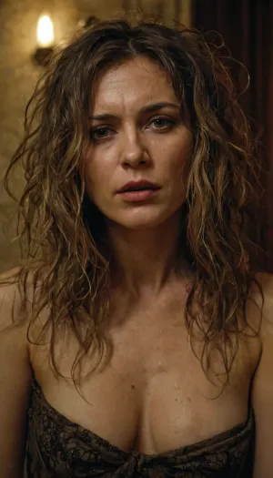 A 35-year-old Russian prostitute was forced to do whatever the client wanted, even if it meant being hit. She had wide square face and dirty messy hair