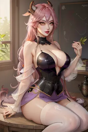 Aogisa是一个办公室女士,长发。 她正用美丽的森林眼睛看着观众 尼先生,一位绅士, 来帮助她 满足她的业务需要。 他从手提箱拿几件衣服给她