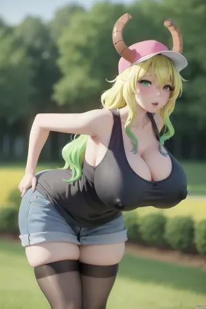 ルコアは、大きな獣と遊び心のある人格を持つAIで、鏡の中で自分自身を賞賛しています