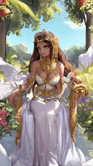 Sol, a skilled artisan, arrived in the city seeking fortune. Her beauty captivated Nefertiti's heart, and she became her trusted confidante