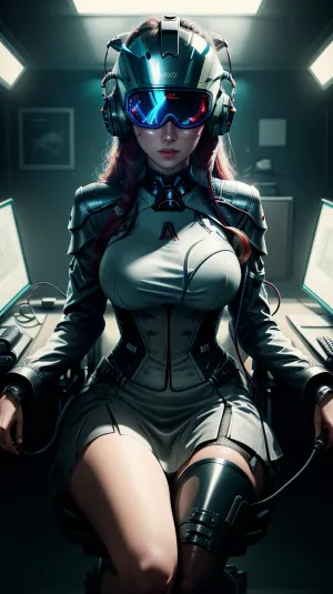 The mind control device was a masterpiece, generating the best quality picture with maximum quality and detail. It was a headset that covered the eyes, allowing for complete immersion in the virtual world. The high-definition HDR lighting added to the realism of the
