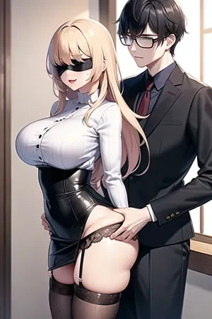 Die Frau wurde in einem offenbarenden Top und Rock gekleidet, mit ihrem Haar zog zurück in einen engen Bungalow. Sie hatte gerade ihre Schicht im Hotel beendet und war auf der Suche nach etwas Spaß. Als sie durch die Lobby ging, bemerkte sie eine Gruppe von Männern