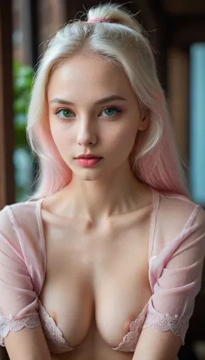 सही चेहरे और बड़ी आंखों के साथ लड़की अपने कंप्यूटर के सामने बैठे, अपने कीबोर्ड पर टंकना। वह एक तंग-फिटिंग शर्ट पहन रही थी जो उसके पतले आंकड़े और पूरी तरह से आकार के स्तनों को दिखाती थी। उसके होंठ गुलाबी रंग की एक गहरी छाया चित्रित किया गया था