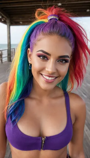 La IA fotorrealista generó la imagen del Fae con ojos iguales y ojos de alta calidad cautivaron al espectador. Los ojos ultradetallados eran perfectamente redondos, simétricos y mesmerizantes. El cabello altamente detallado agrega profundidad y textura a la