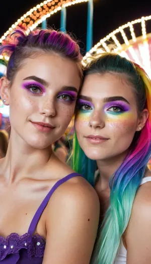 Uma IA fotorrealista fascinante gerada retrato de uma Fae com olhos correspondentes e retrato do corpo inteiro captura os olhos marcantes da Fae, capturando perfeitamente sua expressão e tornando mais fácil imaginar o que ela poderia estar pensando ou sentindo no momento