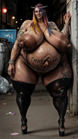 Una donna con massicce tette e seni incandescenti è entrata nel cimitero, i suoi seni di grandi dimensioni che rimbalzavano mentre camminava. Ha trovato un bagno pubblico rotto e l'ha usato per squirt, lasciando una scia di sperma su tutto il pavimento. E allora