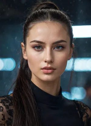 The 24-year-old Russian girl with her top model face, black hair pulled back in a ponytail, and thin face was sitting at the bar with her friends. She ordered a drink and started to take pictures of herself on her phone