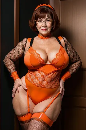 Velma Dinkley, una mujer de 80 años, era un verdadero amante de todas las cosas sexy. Le encantaba mostrar sus curvas y asegurarse de que todo el mundo supiera que todavía era una mujer caliente a pesar de estar en sus 80. Ella