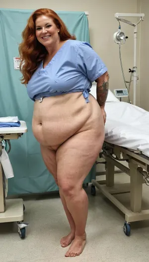 一名55岁的护士,她的牙齿和手臂上的纹身间隙很大,当时她在医院的停尸房里,她发现一个旧的画框,暴露了她年轻时的身体