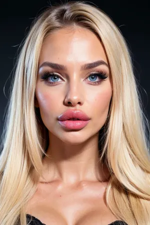 The ultra mini makeup artist used the highest quality make up to create a realistic and ultra slim body with perfect skin. They then used the highest quality lipstick to give them a youthful appearance, and their hair was styled in an ultra high detailed fake eyel