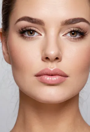 Le labbra della donna erano così piene e paffute che sembravano fatte di porcellana. Le sue guance erano lisce e ben definite, senza rughe visibili o linee sottili. La sua pelle era ultra-smooth, senza visibile