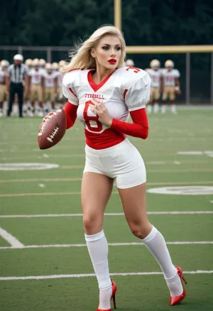 She was a confident and comfortable athlete, proud of her athleticism and grace on the field