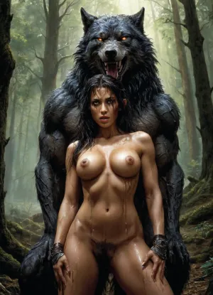 Luis, the master of all things dark and sinister, was out for a night of hunting when he stumbled upon a beautiful woman in the forest. She had long flowing hair and a perfect body that made him want to devour her whole. As he