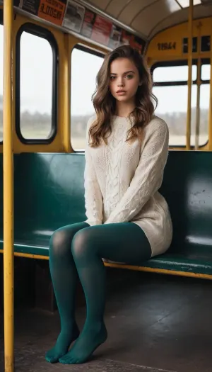 Meika Woollard、デジタルSLR写真愛好家、彼女は彼女の主演ハンサムな男に気付いたバスにありました。 彼女は助けることができませんでしたが、彼の叫びた特徴と完璧な目に気づくことができません。 目がロックされているので、