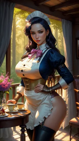 Сара, горничная в вдохновленном паре мире, является центром внимания, поскольку она обслуживает гостей своего хозяина с излучающей кожей и светящимися глазами. Несмотря на все свои усилия, чтобы противостоять этому, они не могут не чувствовать себя втянутыми ею