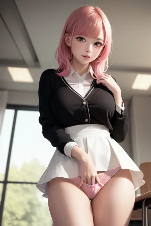 那个长着可爱的高腿和未脱包的衬衫的年轻成年女孩坐在她的教室里,在按摩大腿时盯着她的手. 她的胸罩粉红色 露出她的乳沟 和白色衬衫 拥抱她的曲线